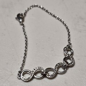 Triple Link Infinity Blingy Handmade Bracelet 20